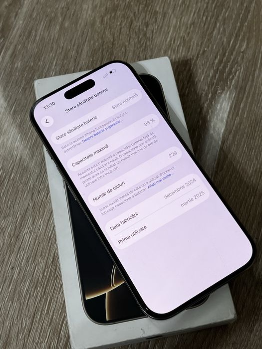 iPhone 16 Pro Natural Titanium 98 Bat 128Gb Full Box