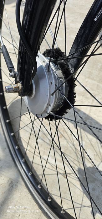 Bicicleta electrica pegasus roti 27.5 cu motor bafang si shimano nexus