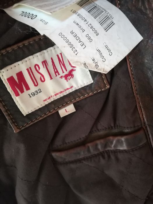 Geaca piele Mustang Aviator L bărbați