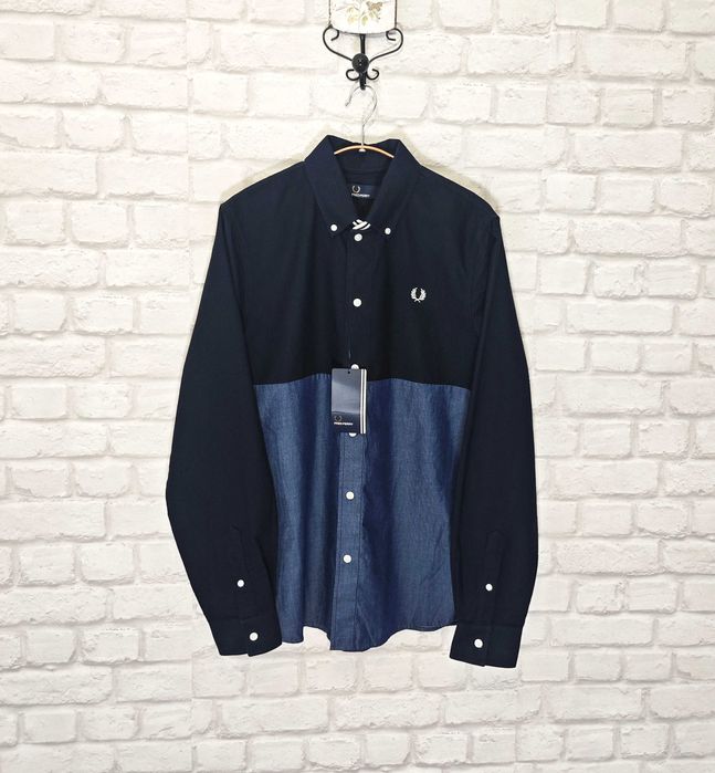 Fred Perry Оригинална мъжка риза размер М  НОВО