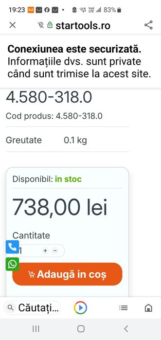 Karcher .720m din aluminiu complect