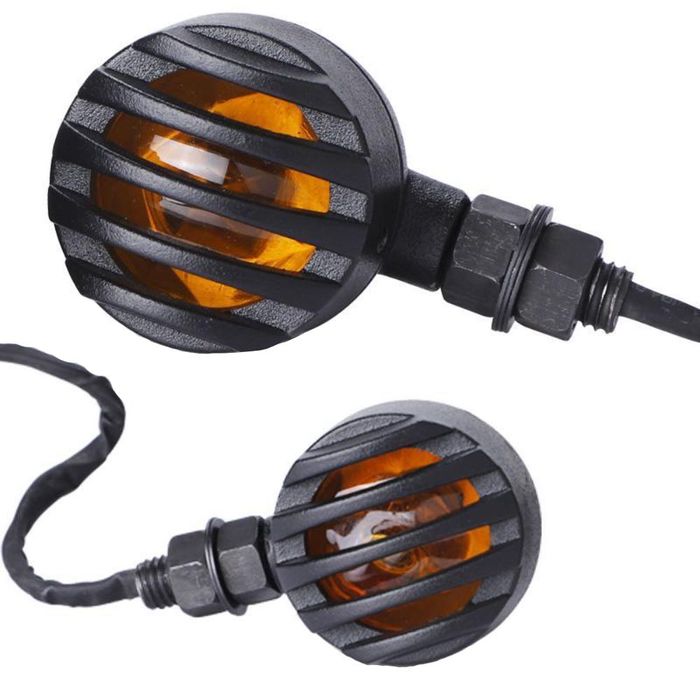 Semnalizari Moto Chopper Bobber Cafe Racer Bullet Metal Glont A772