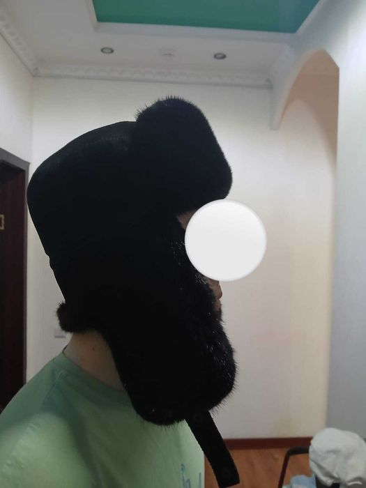 Продам норковаю шапку ушанка