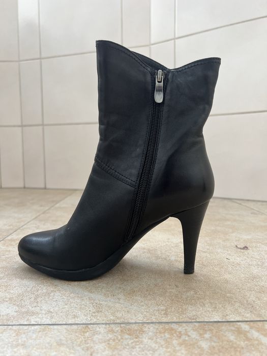 Кожаные полусапожки