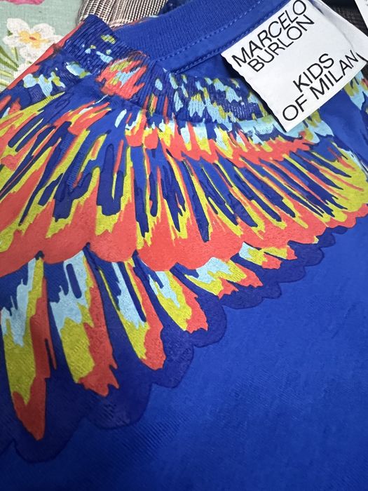 Tricou Marcelo Burlon original marime 8 ani