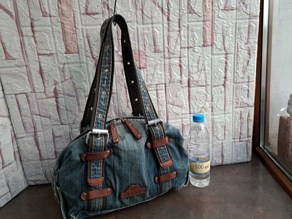 дамска чанта,дънкова торба- текстилна чанта