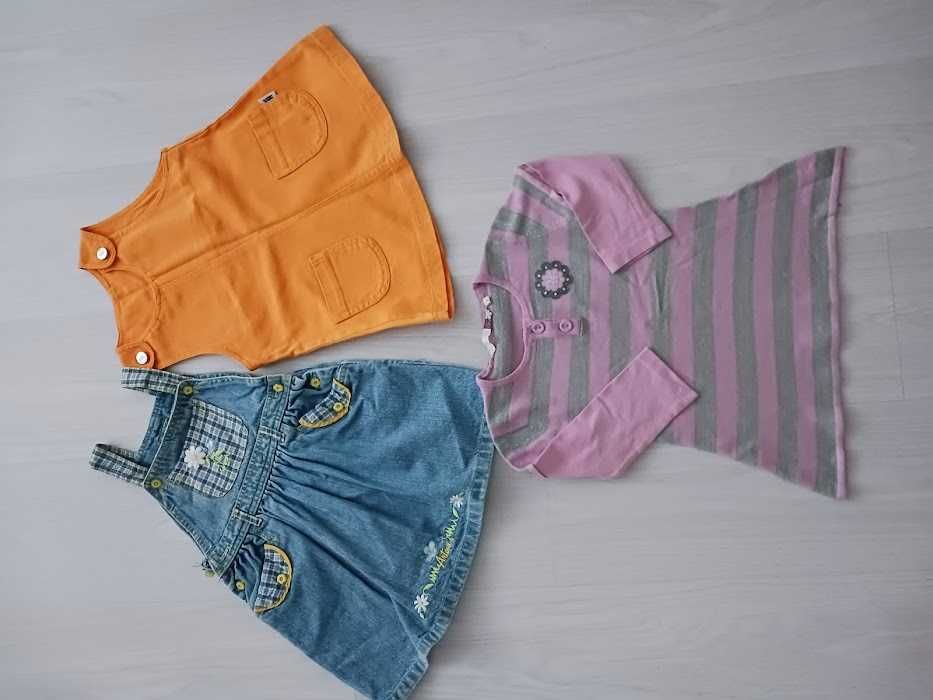 Дънки, блузка+ чантичка за момиче на 1-1,5 годинки-19лв