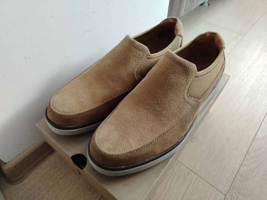 Clarks мокасини 45 номер широки