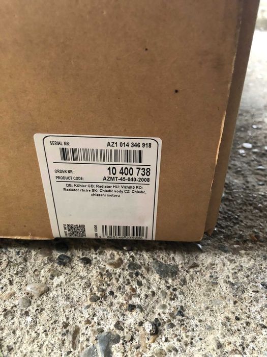 Vând radiator nou-nouț cu bon și cu factură