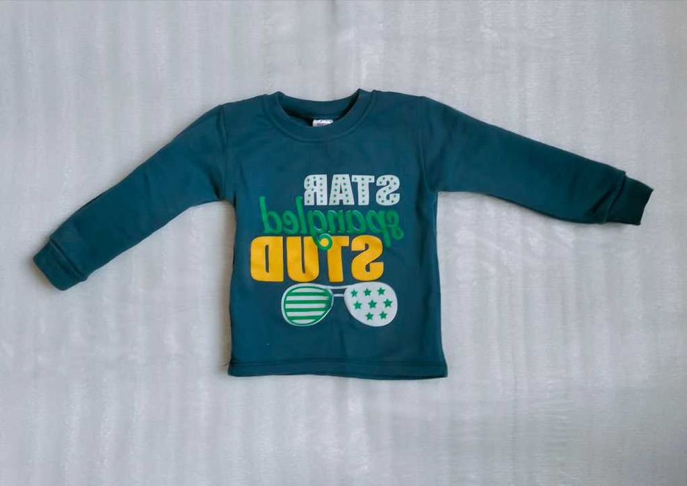 Теплый свитшот с начесом на мальчика, 2 года (р. 92)