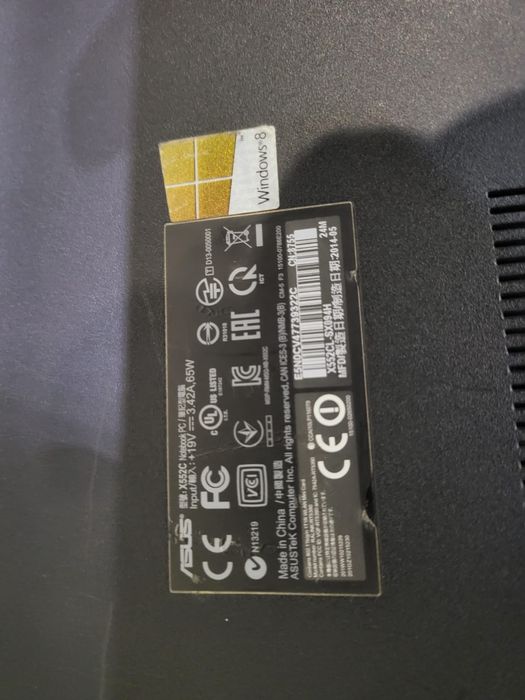 Продам ноутбук Asus core i5