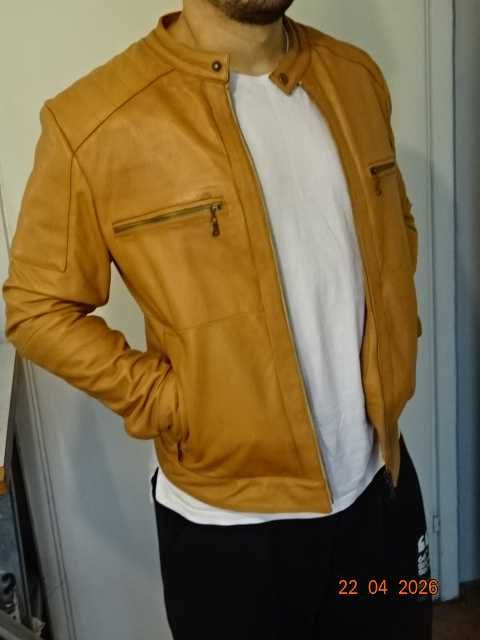 мъжко яке от естествена кожа