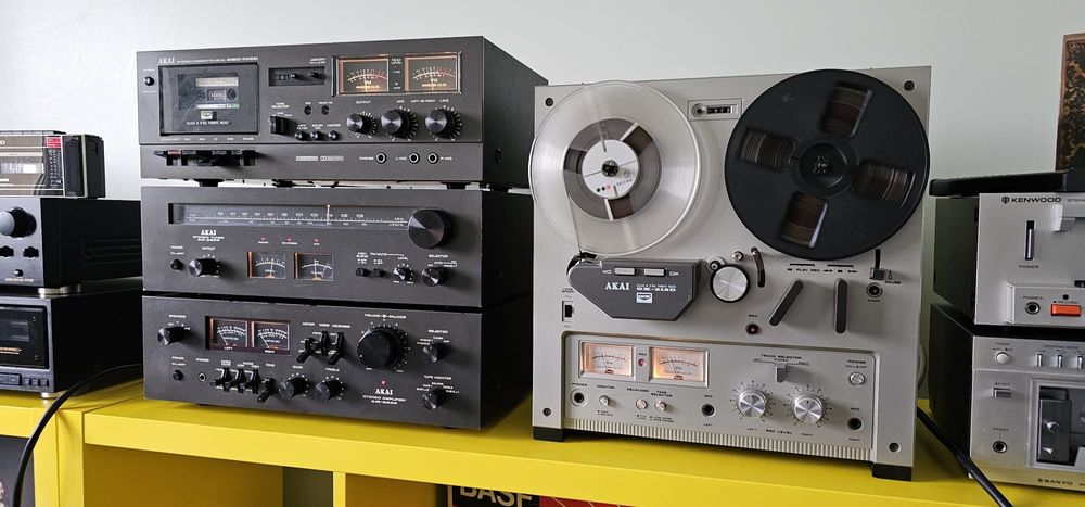 Superbă Linie Vintage Akai AM 2600, Akai GXC 709d, Akai AT 2400