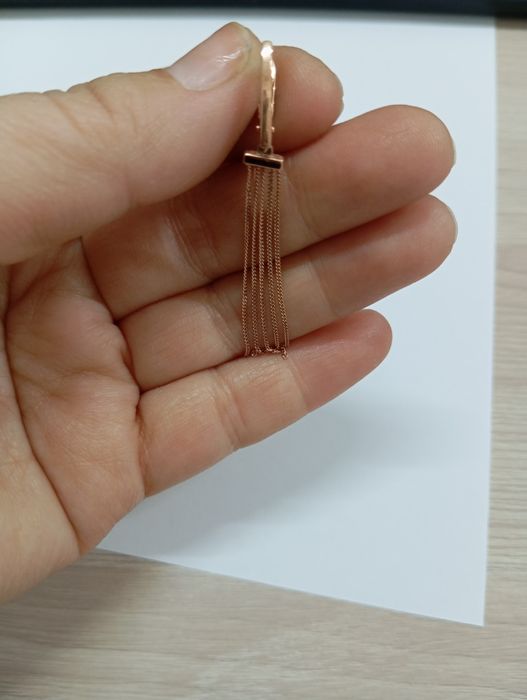 Продам золотые серьги