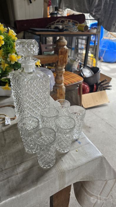 Продам штоф хрустальная набор