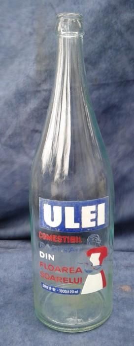 Rara-Sticla ulei anii 60-62