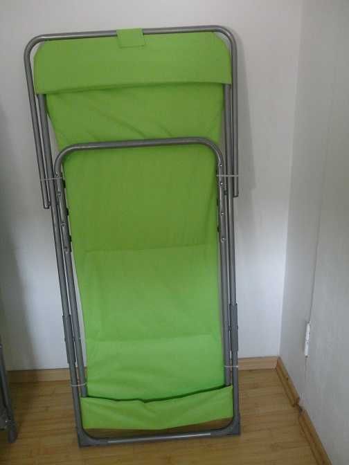 sezlong pliabil nou  reglabil pe trei trepte,