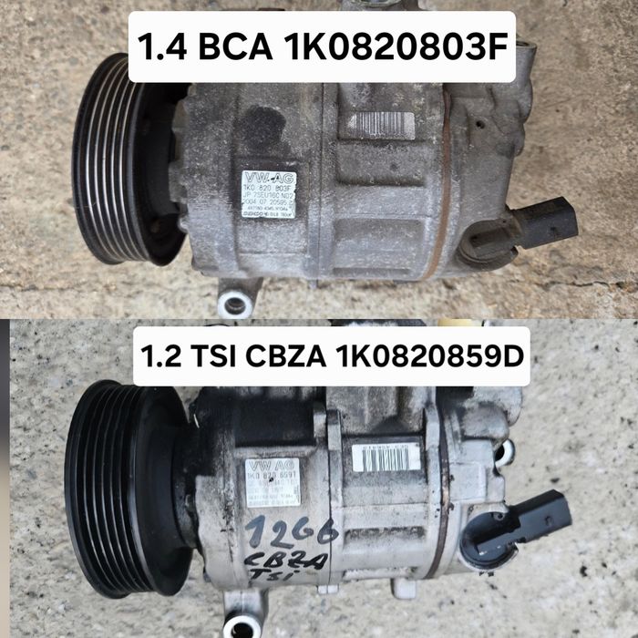 Compresor AC 1.6 1.4 1.2 1.9 2.0 Vw Golf 5 Golf 6 Passat CC