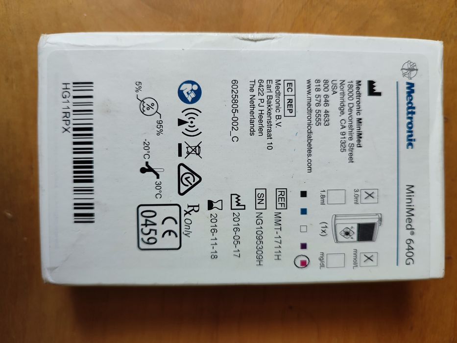 Medtronic MiniMed 640G Pompa de Insulina