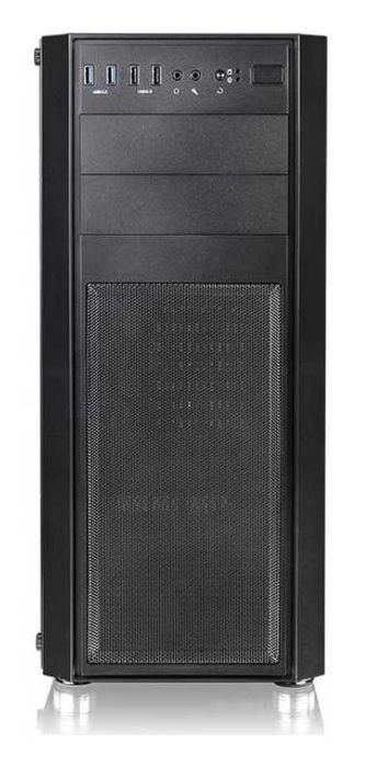 Carcasă PC Thermaltake Versa H26 Tempered Glass Black, ATX fără sursă