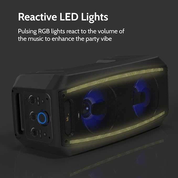 i-box Парти Караоке тонколона, 120W, Bluetooth,Акумулаторна батерия