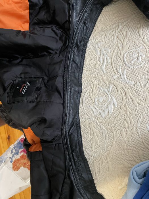 Кожено мъжко яке