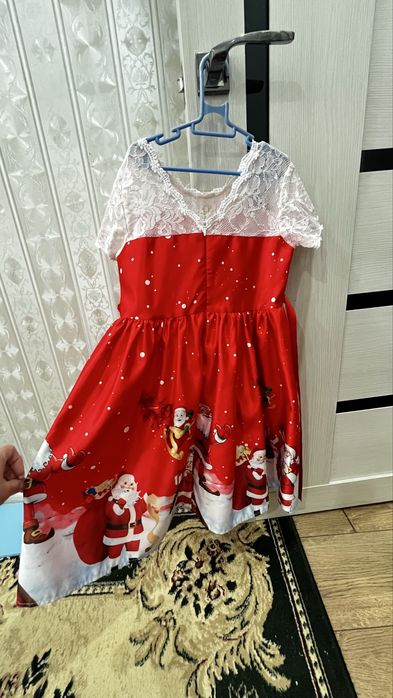 Новогоднее платье на девочку 7-9 лет