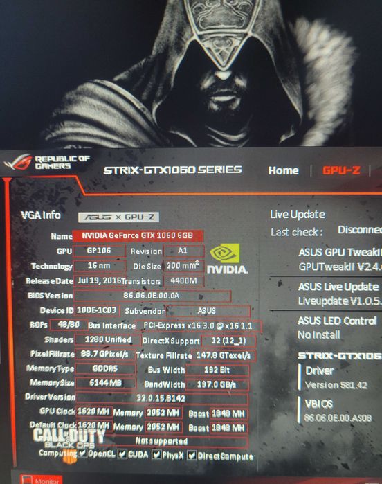 PC Gaming Intel I3 8100 3,60GHz 16Gb DDR4 256Gb M2SSD GTX 1060 6Gb