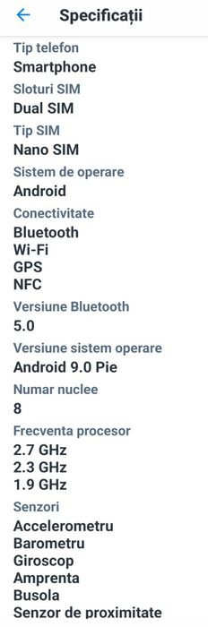 Vănd telefon SAMSUNS S10 plus, mem 128 / 8 ram