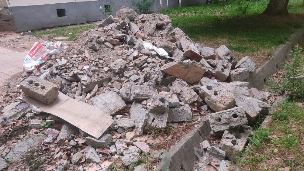 Tekinga Beton bardyur azgina shlakablok va tonka otinga va zasipkaga