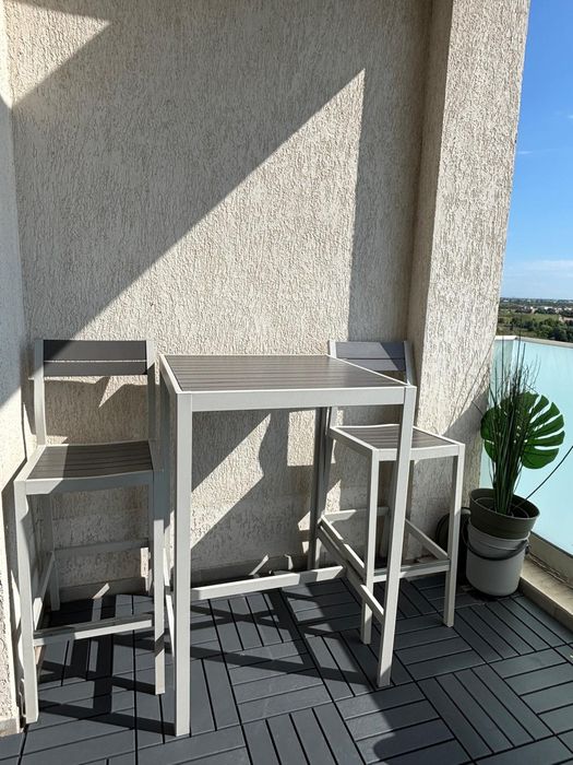 Mobilier terasa  IKEA Själland (masa + 2 scaune) - Stare excelentă