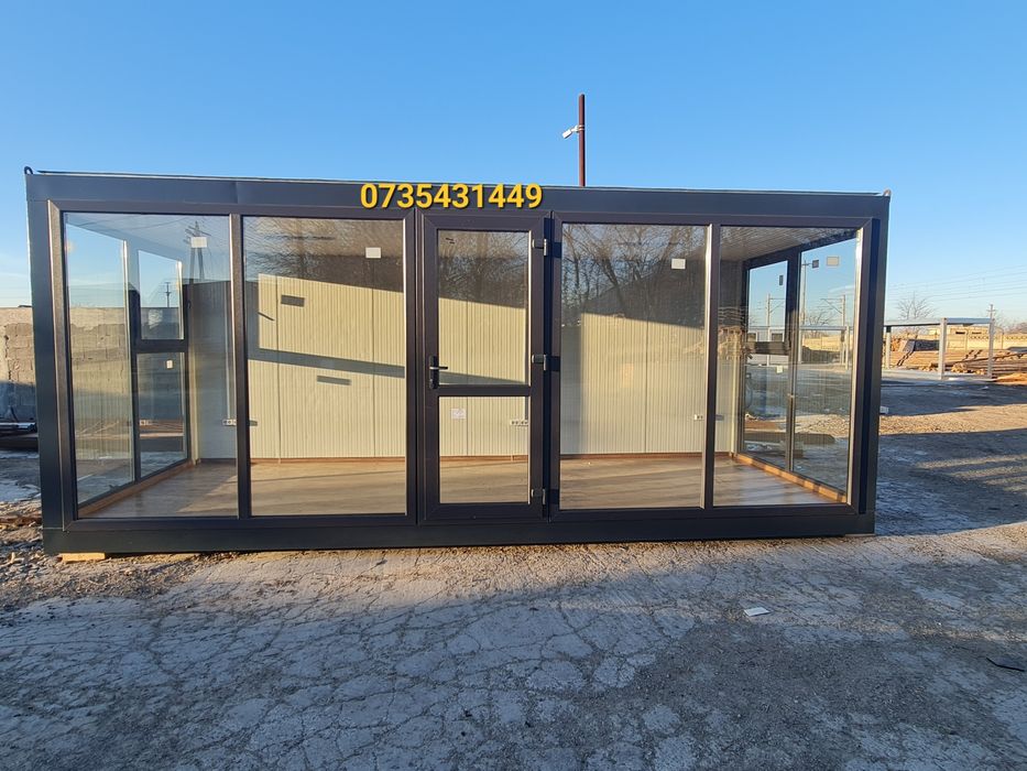 Vand container Modular Birou Vitrina Depozitare cafenea