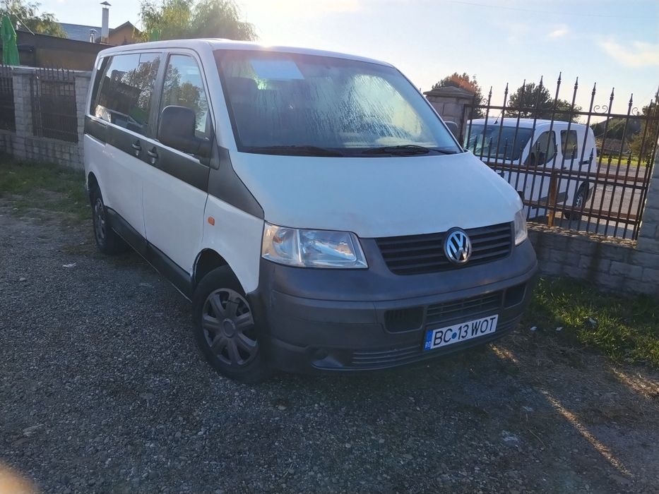 Vw T5 19tdi 9locuri AC, mecanic ok, defecte optice, fara rugina