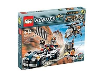LEGO 8634 Agents Преследване с турбокола Agents Turbocar Chase Lego City Lego Police Agents