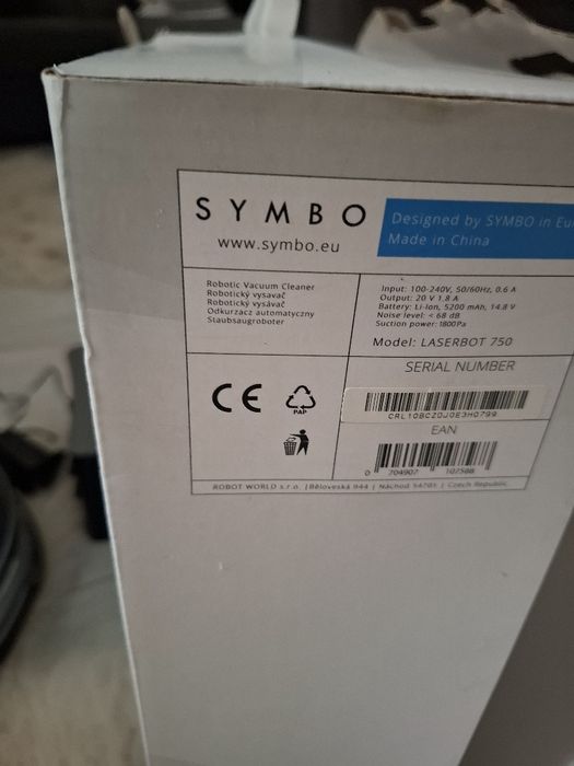 Aspirator robot  Symbo LASERBOT 750cu mop