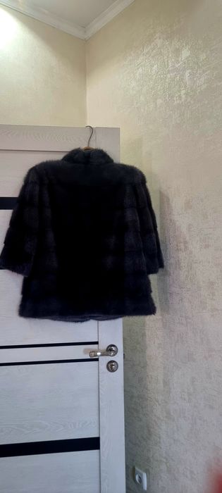 Шуба норковая цвет графит