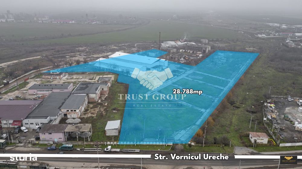 Teren 28.788m + Hale industriale + Sediu Firma