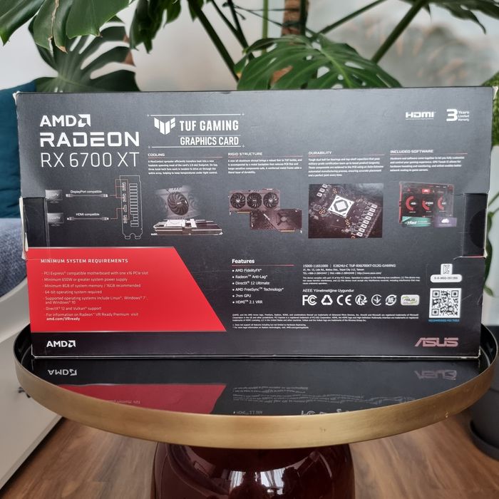 Placa video RX 6700 XT ASUS TUF GAMING  OC 12GB