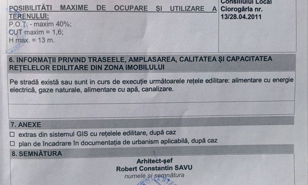 Parcele teren intravilan 500 mp Ciorogârla – Ideal Casă / Investiție – 20€/mp