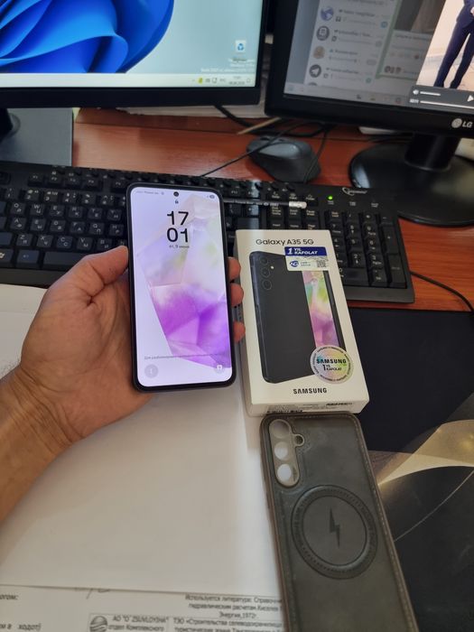 Samsung A35 5G 8/256gb ideal 1oy iwlatilgan yangiday xolati