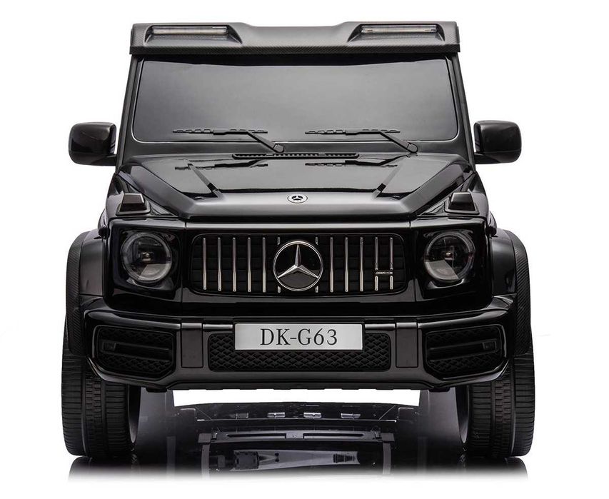 Двуместна джип G63 4X4 24V батерия,MP3, с меки гуми с Кожена седалка