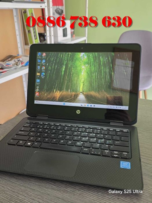 11.6" HP ProBook x360 11 G1 EE /4 ядрен Pentium N4200 /4GB / 128GB SSD