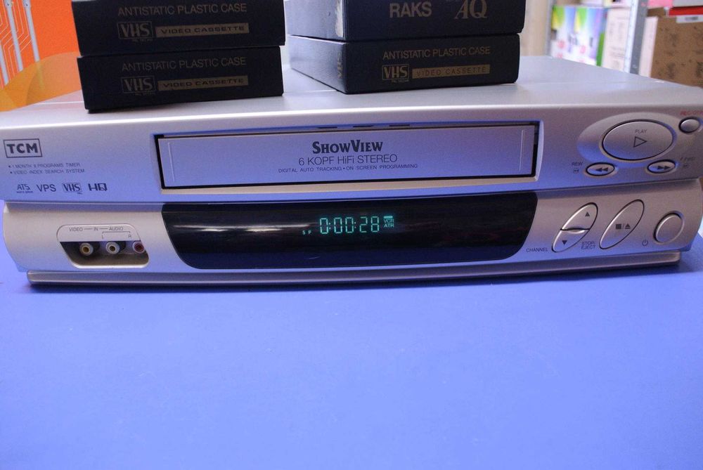 VHS stereo video TCM