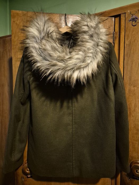 Зелено палто ZARA