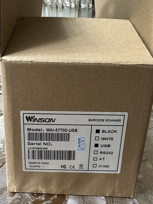 Новый 2D сканер штрих-кодов Winson WAI-5770D-USB