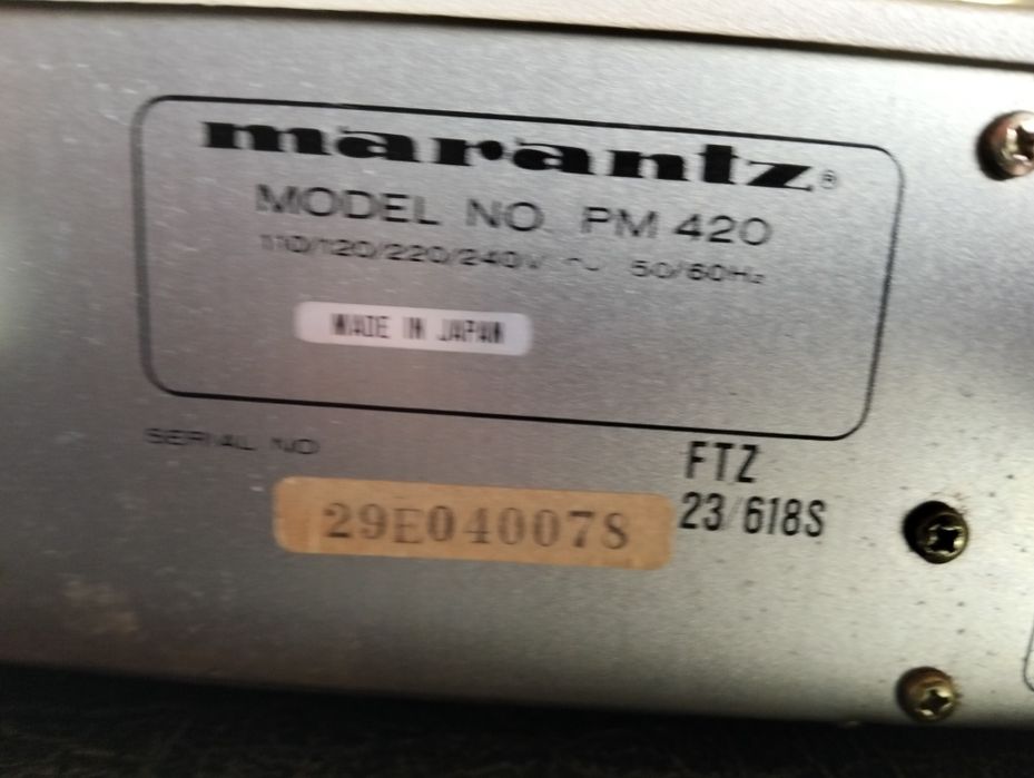 Vând amplificator marantz pm 420