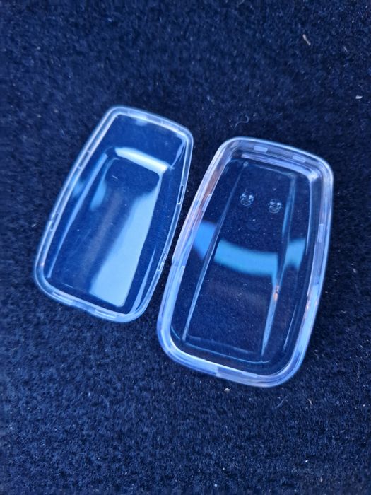 Husa cheie cartela Toyota Corolla husa silicon negru transparent