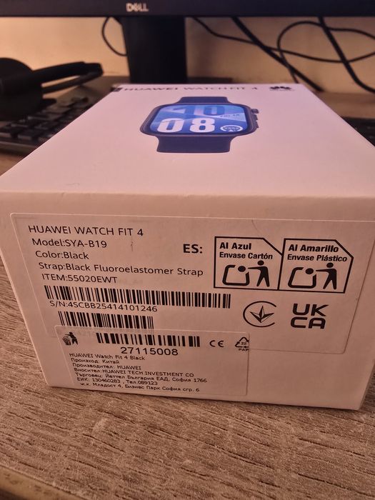 Huawei Watch Fit 4 SYA-B19 Black – гаранция до 07.2027