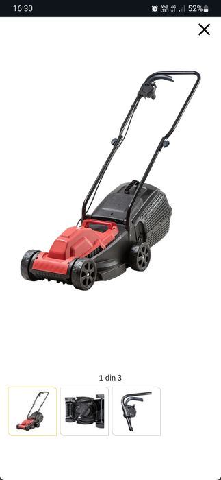 Masina de tuns iarba, electrica, 1200W, latime taiere 32 cm,  nou la cutie 2 ani garanție,