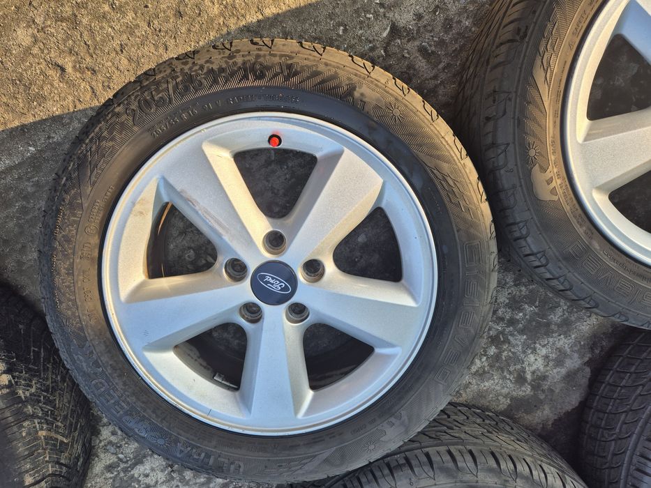 4бр алуминиеви джанти за Форд фокус/ 6.5ж Х16/ ет 52.5/ 5Х 108/